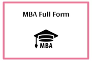 MBA Full Form In Marathi