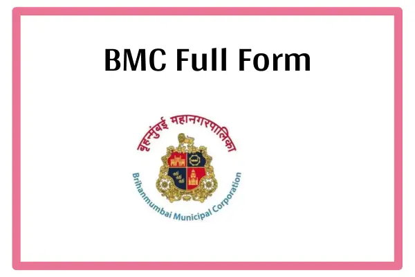 BMC Full Form In Marathi