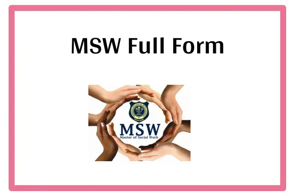 MSW Full Form In Marathi