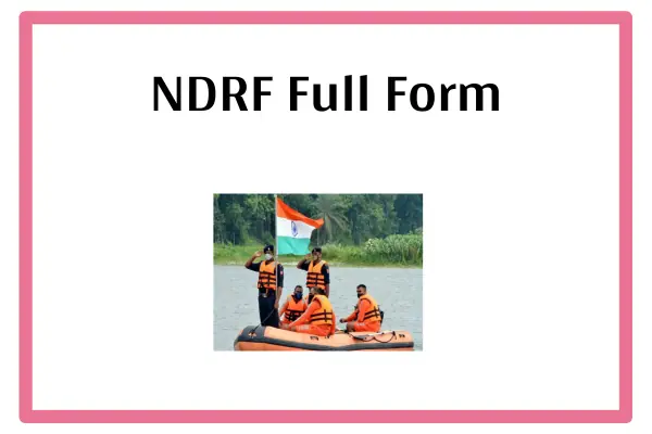 NDRF Full Form In Marathi