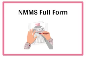 NMMS Full Form In Marathi