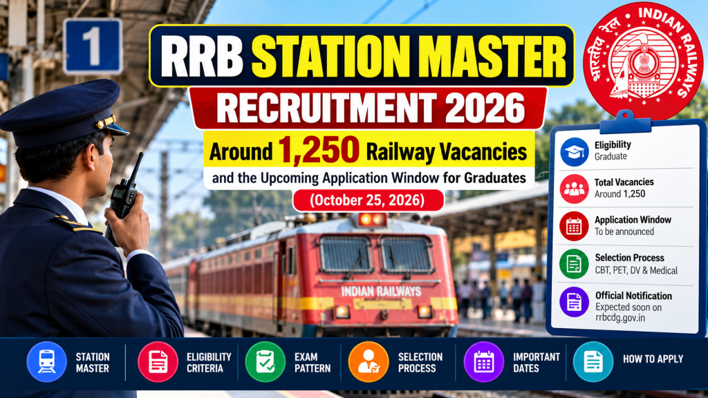 RRB Station Master Recruitment 2026