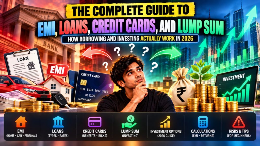 The Complete Guide to EMI, Loans, Credit Cards, and Lump Sum: How Borrowing and Investing Actually Work in 2026