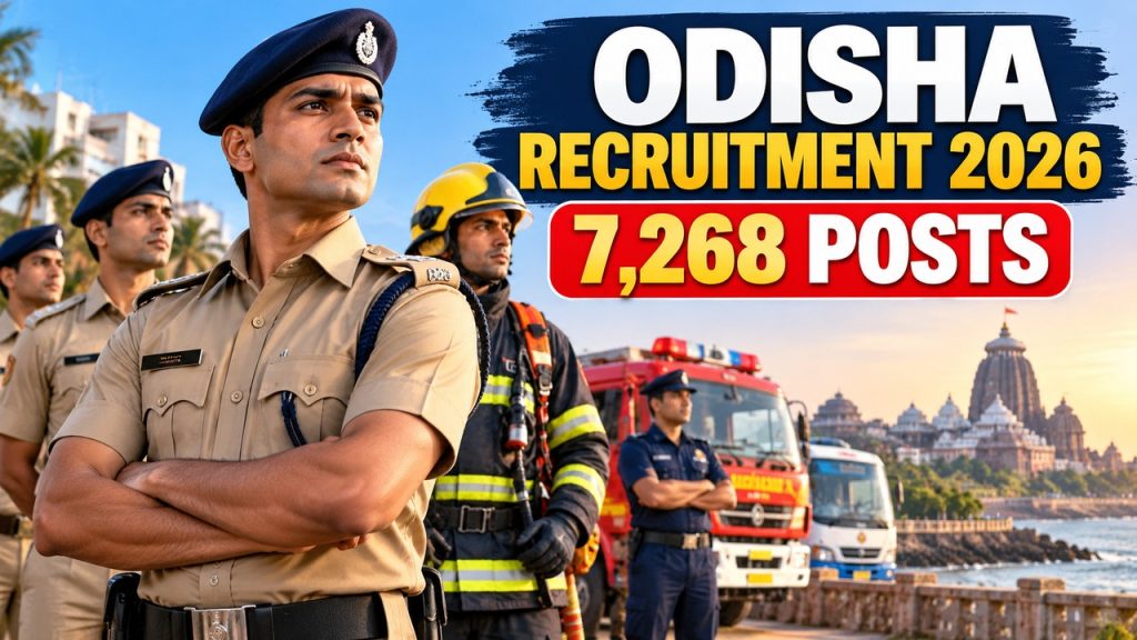 Odisha Police Recruitment 2026: 7,268 Constable